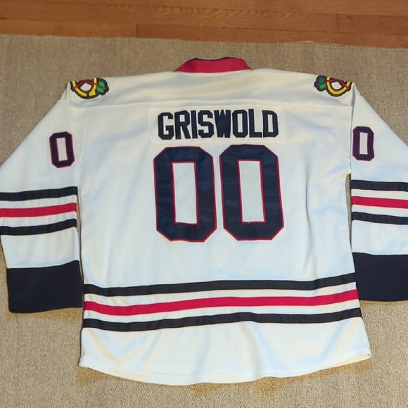 NHL Other - National Lampoon's Clark Griswold Chicago Blackhawks Hockey Jersey Size XXXL